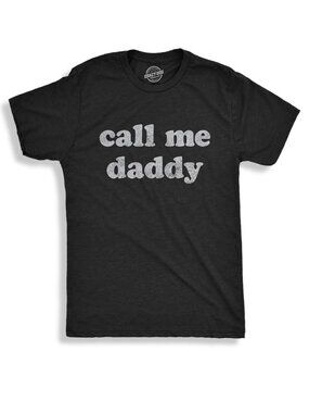 Men's Call Me Daddy T Shirt, BLACK, Size LARGE